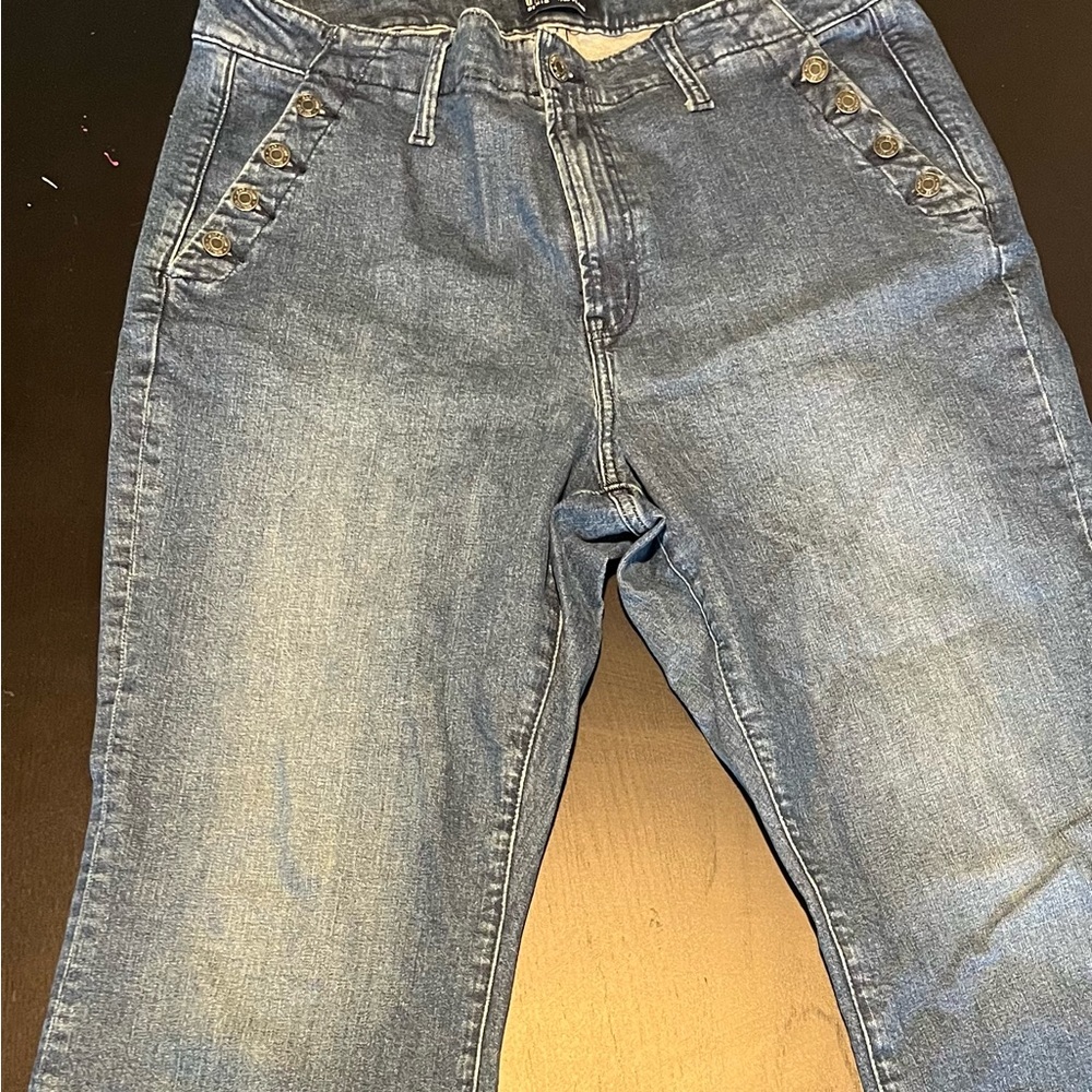 Gap 70s flare high waisted jeans
